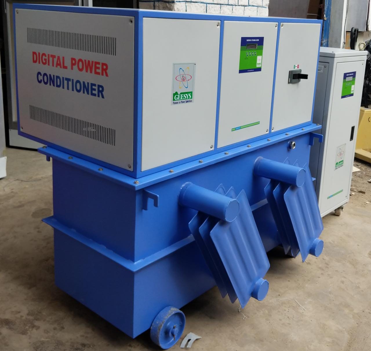 75 kVA Oil Cooled 3 Phase Servo Voltage Stabilizer by GEESYS