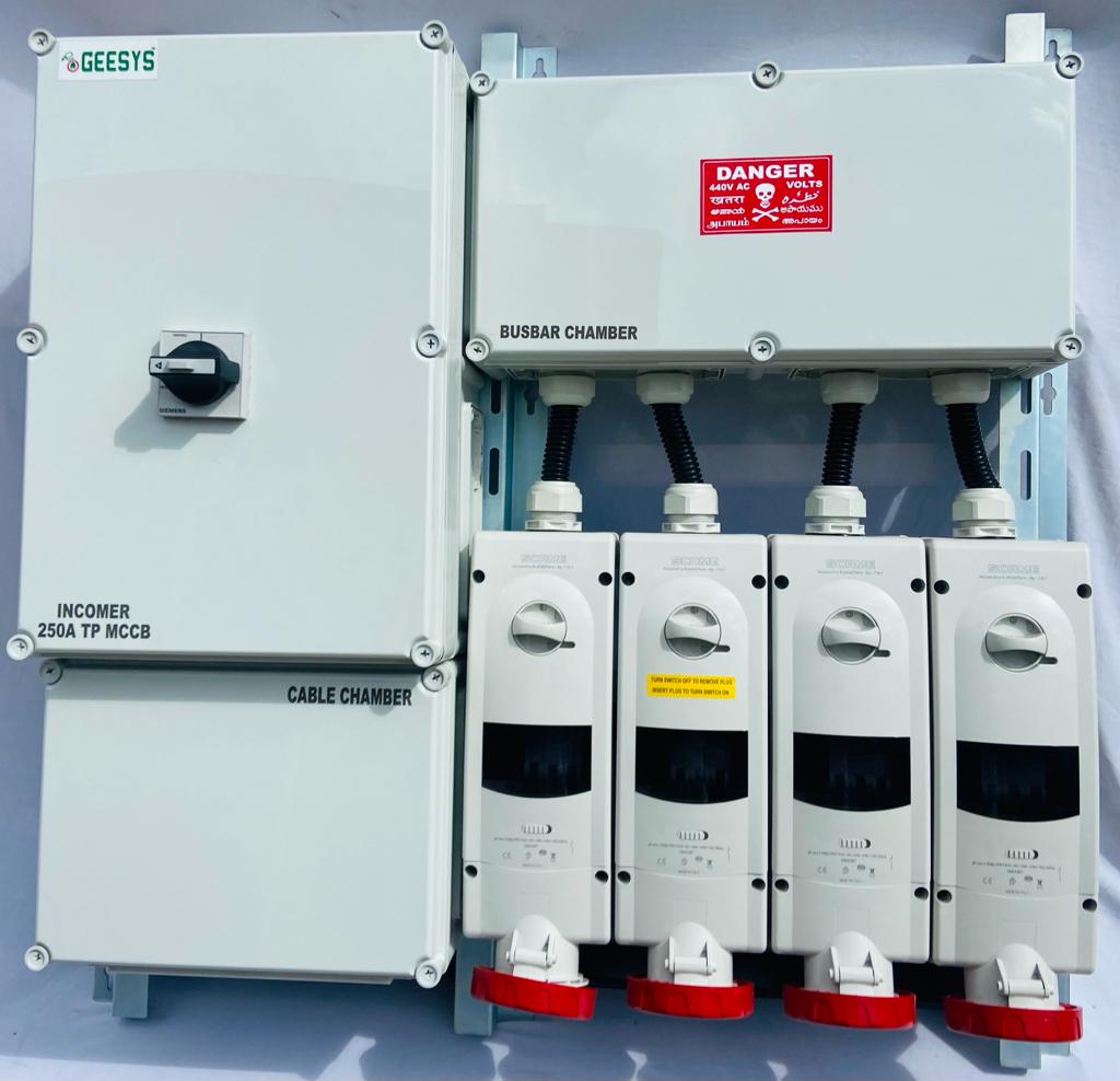 Plug and Socket Panel with Non-Metallic Box