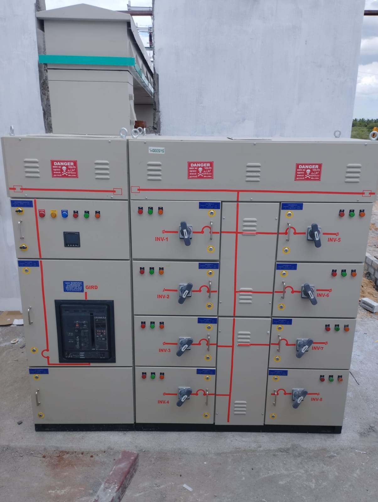 ELITE-SID Series 2MW Solar AC Combiner Panel 8in 1out