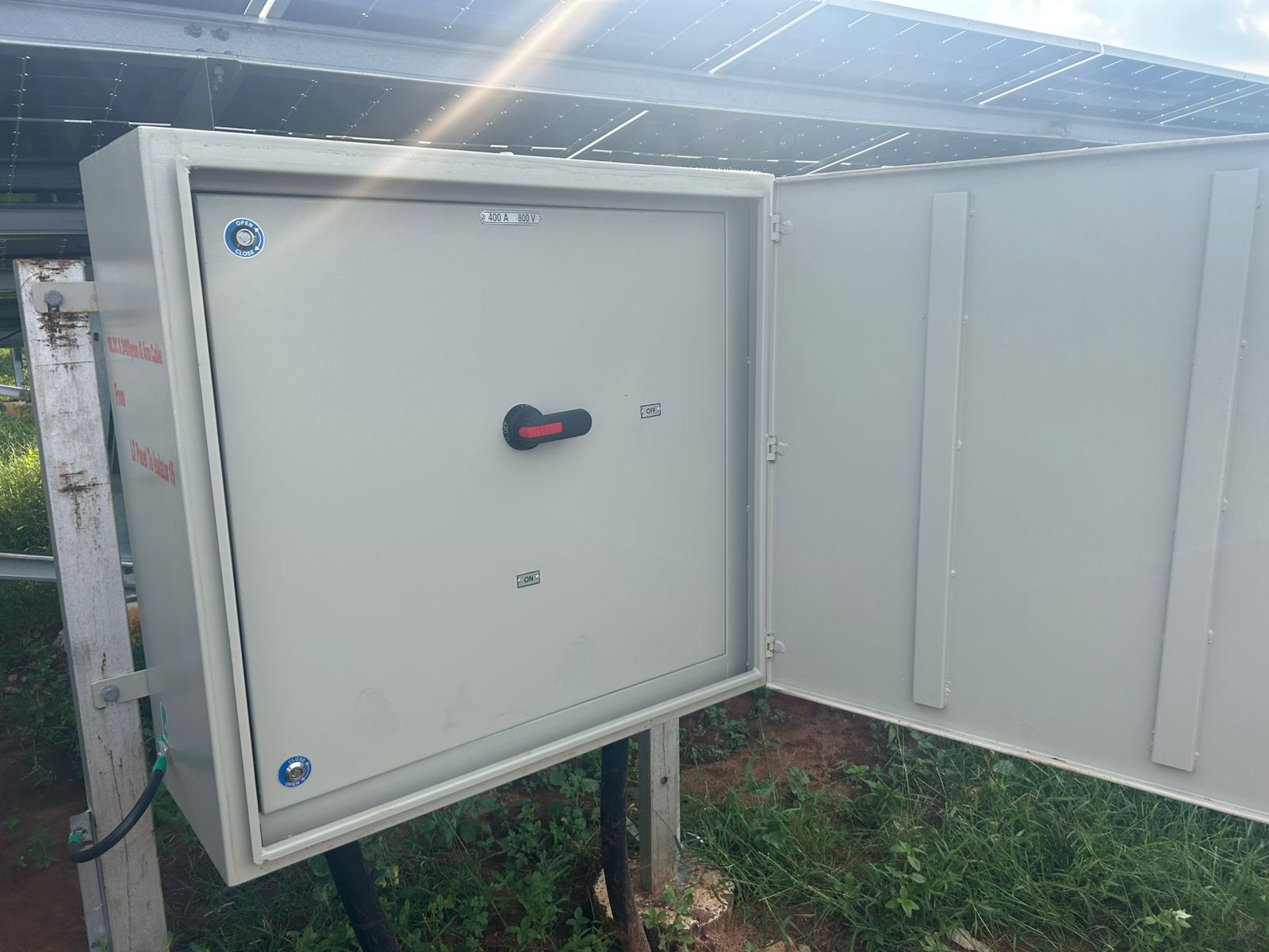 800VAC Solar Isolator Panel with SPD Type-2 and Backup Fuse (Outdoor)
